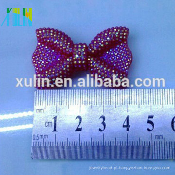 40 mm * 25 mm AB banhado pequeno arco flat volta resina strass